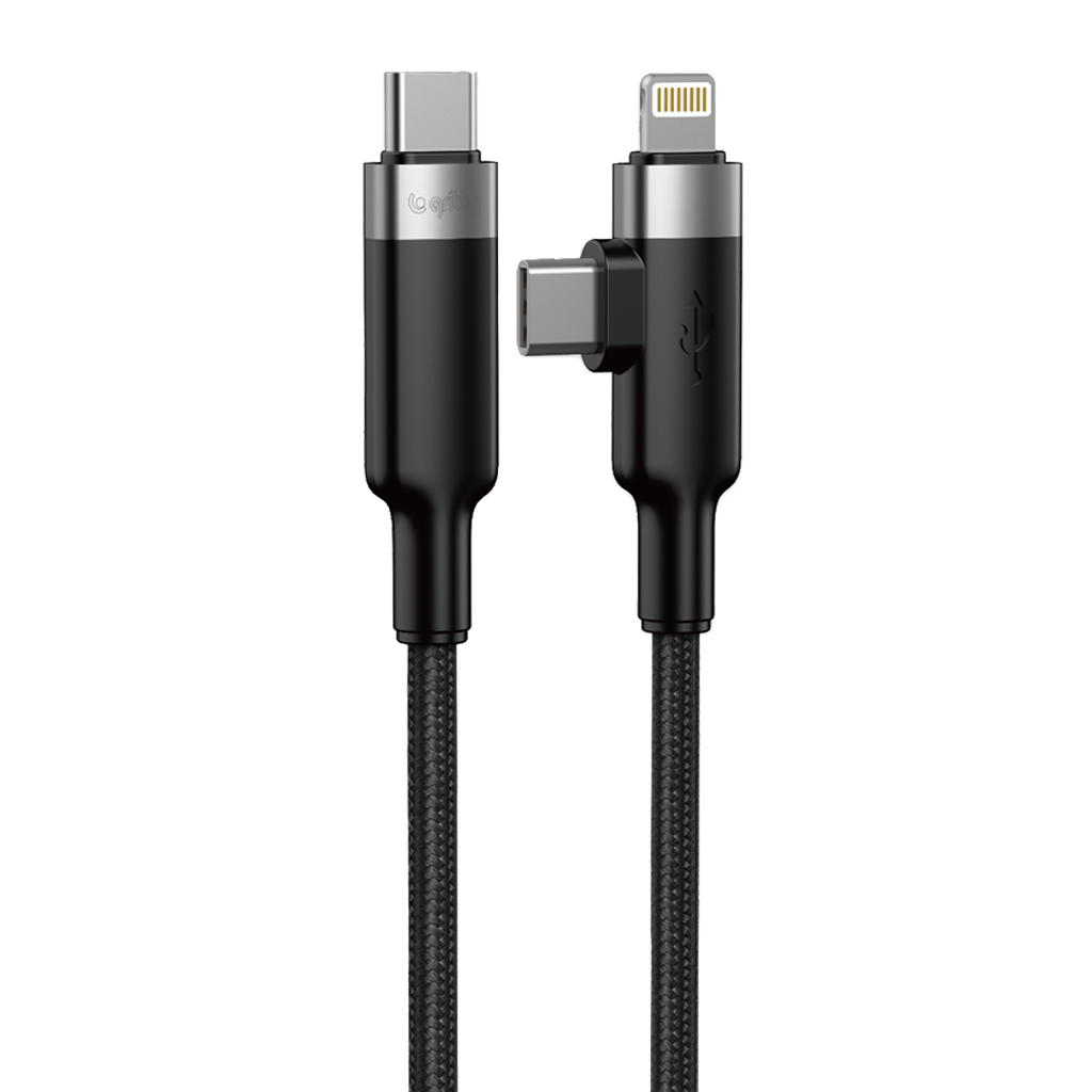 Gritty Usb Type-C 2.4A  Hasır Örgü 120cm Kablo